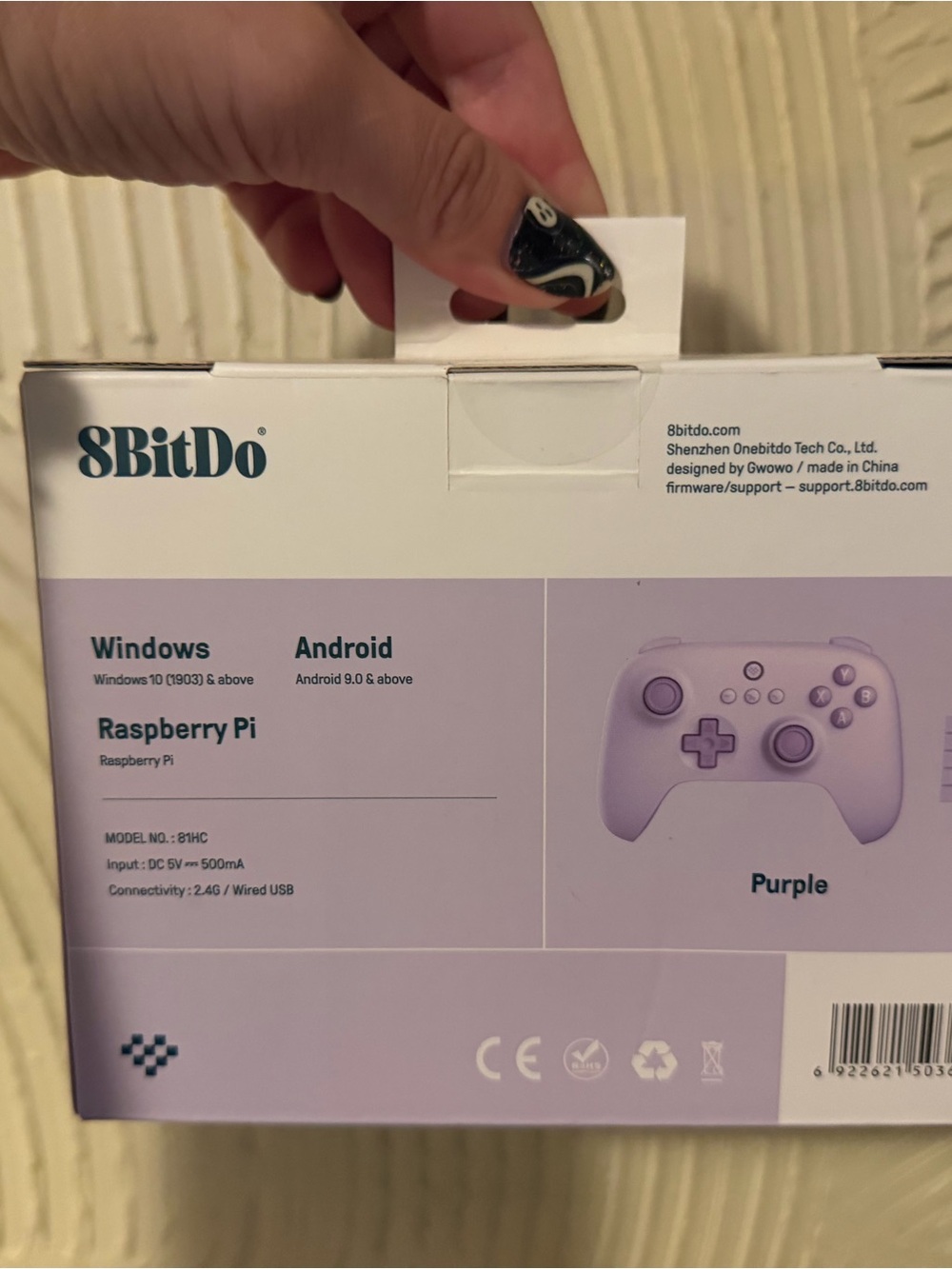 Unsealed Ultimate C 2.4G Wireless Game Controller - Lavender - Picture 2 of 2